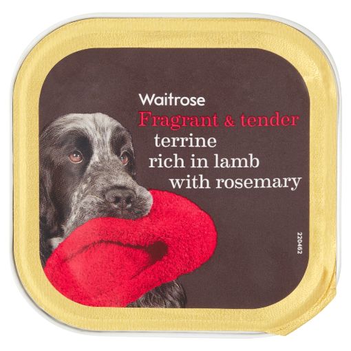 Picture of Waitrose Dog Food Terrine Lamb With Rosemary 150g