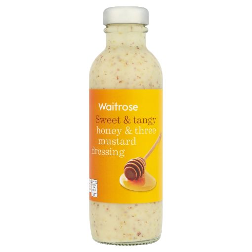 Picture of Waitrose Dressing Honey & Three Mustard 235ml