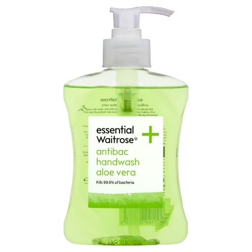 Picture of Waitrose Essential Handwash Anti-Bac Aloevera 250ml