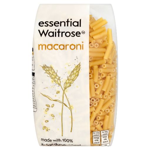 Picture of Waitrose Essential Macaroni 500g