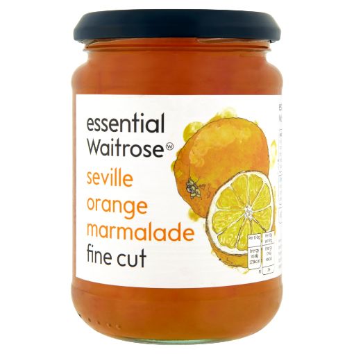 Picture of Waitrose Essential Marmalade Seville Orange Fine Cut 454g