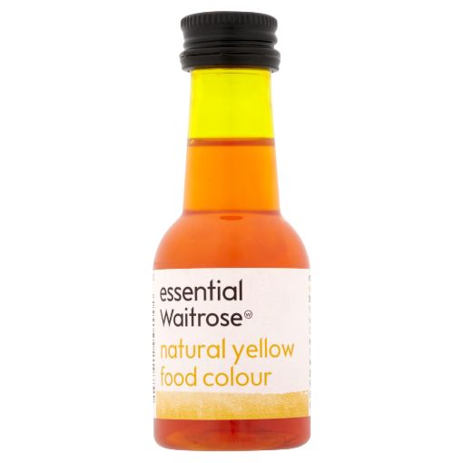 Picture of Waitrose Essential Natural Yellow Food Colouring 38ml