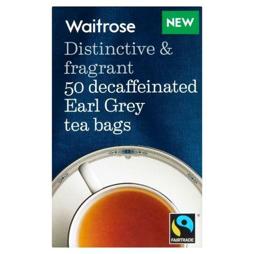 Picture of Waitrose Earl Grey Tea Bags (50s) Decaf 125g