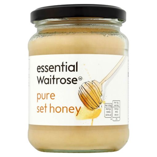 Picture of Waitrose Essential Honey Pure Set 454g
