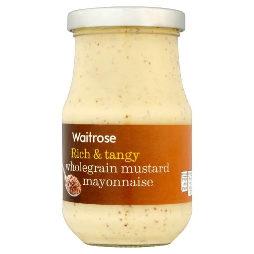 Picture of Waitrose Mayonnaise Wholegrain Mustard 250ml