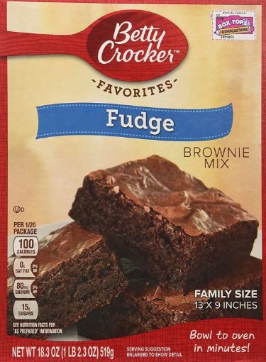 Picture of Betty Crocker Fudge Brownie Mix 18.3oz