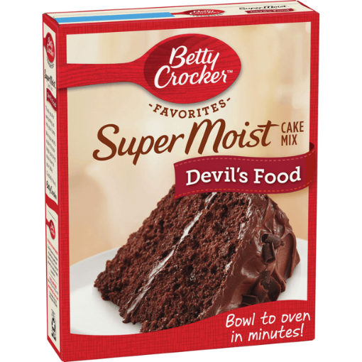 Picture of Betty Crocker Super Moist Cake Mix Devil Food 15.25oz