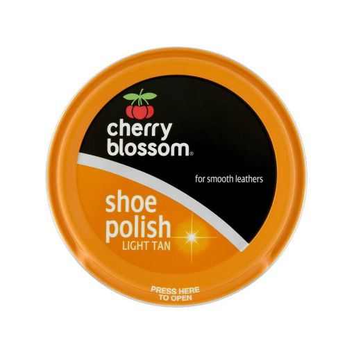 Picture of Cherry Blossom Dubbin Shoe Polish Light Tan 50ml