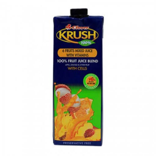 Picture of Clover Krush 6 Fruits Mixed Juice 1ltr