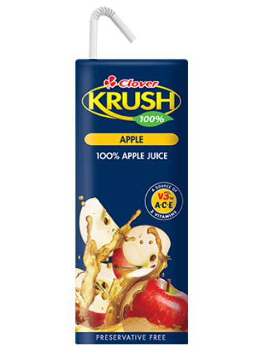 Picture of Clover Krush Apple Juice 200ml