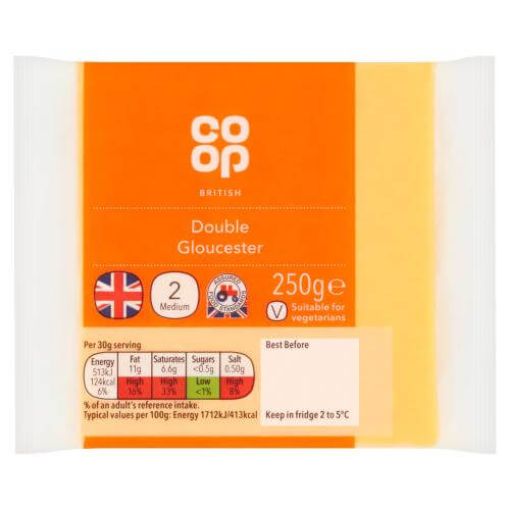 Picture of Co-op Double Gloucester 250g