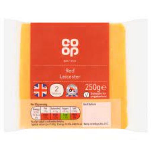 Picture of Co-op Red Leicester 250g