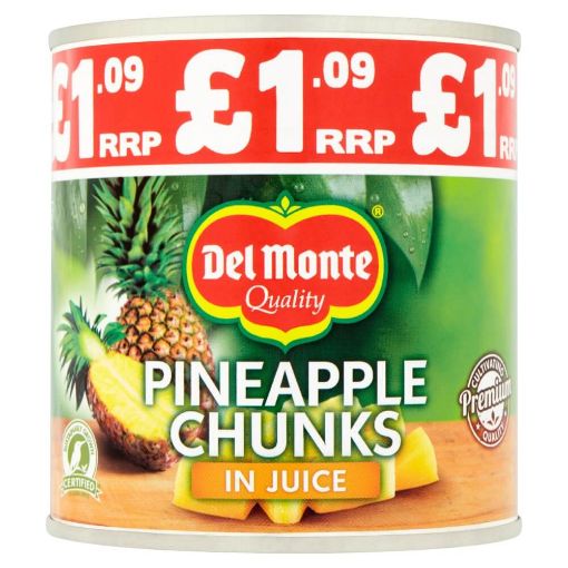 Picture of Del Monte Pineapple Chunks In Juice 230g