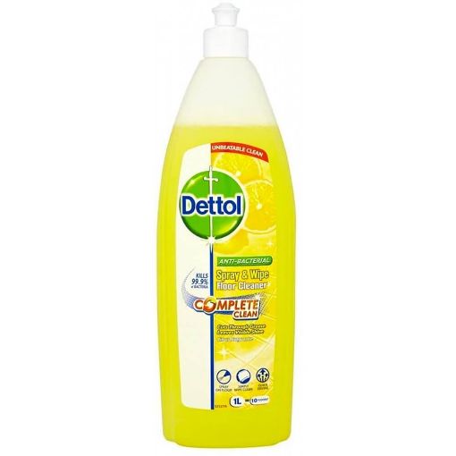 Picture of Dettol Spray & Wipe Floor Cleaner Citrus 1L