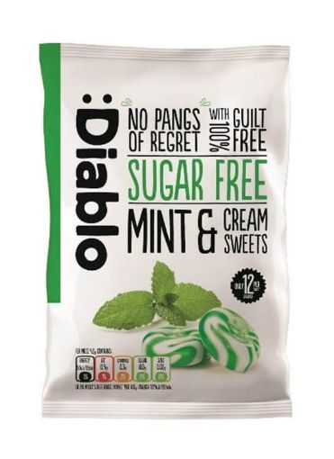 Picture of Diablo Sugar Free Sweets Mint & Cream 75g