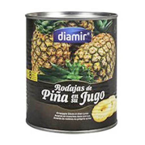 Picture of Diamir Pineapple Slices In Light Syrup 825g