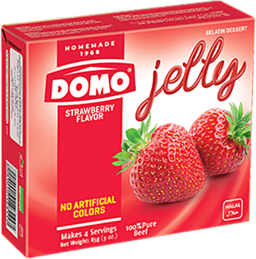 Picture of Domo Jello Strawberry 85g