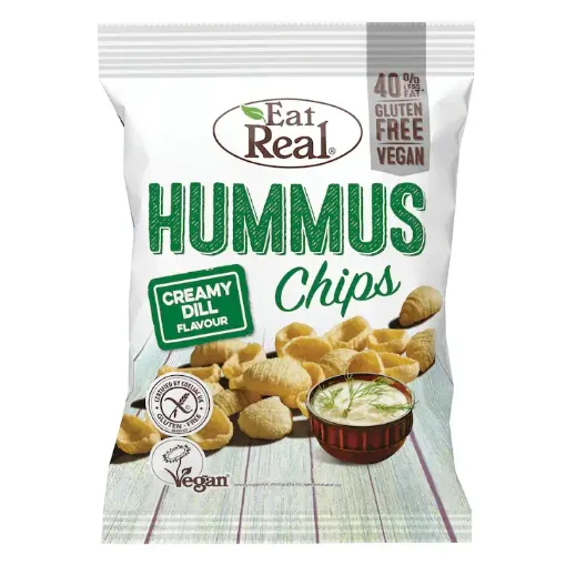 Picture of Eat Real Hummus Creamy Dill Chips 135g