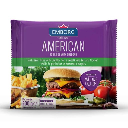 Picture of Emborg American Slices 10s 200g