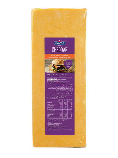 Picture of Emborg Cheddar Yellow Cheese Block Kg