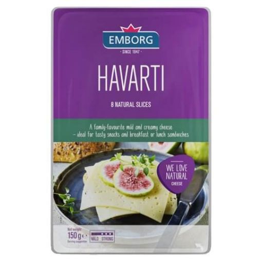 Picture of Emborg Sliced Havarti Cheese 150g