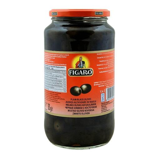 Picture of Figaro Plain Black Olives 920g