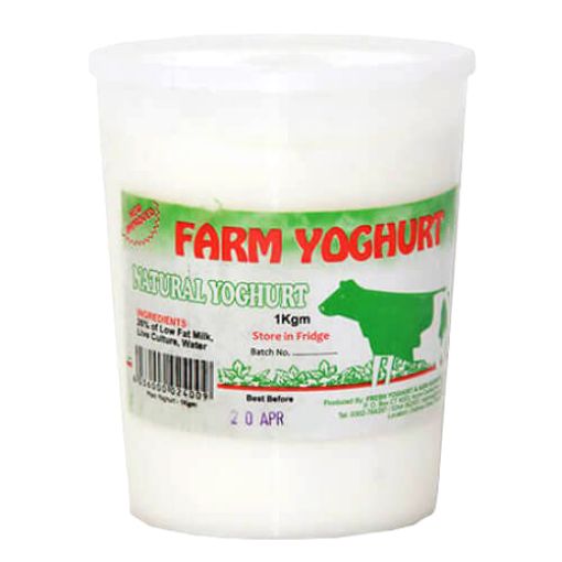 Picture of Fresh Farm Yoghurt Natural 1kg
