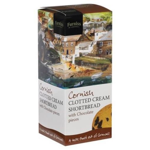 Picture of Furniss Cornish Clotted Cream Shortbread With Chocolate 200g