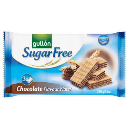Picture of Gullon Chocolate Wafer Sugar Free 210g