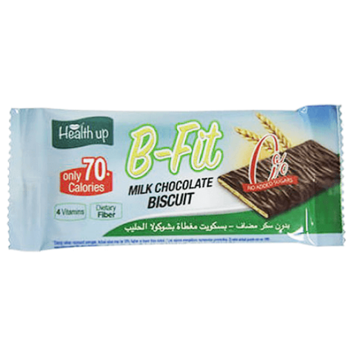Picture of Health Up B-Fit Milk Choc Biscuits 17.5g