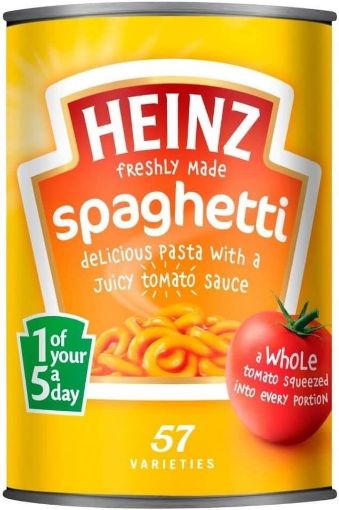 Picture of Heinz Spaghetti in Tomato Sauce 400g