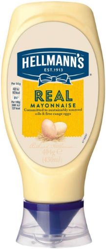 Picture of Hellmanns Mayonnaise Real Squeezy 430ml