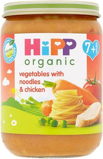 Picture of Hipp Organic Vegetable Noodles & Chicken 7+ Months 190g