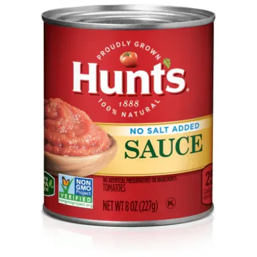Picture of Hunts No Salt Tomato Sauce 8oz