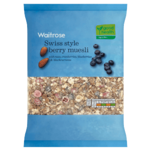 Picture of Waitrose Long Llife Swiss Style Berry Muesli 750g