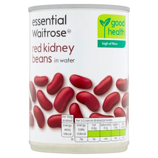 Picture of Waitrose Essential Red Kidney Beans In Water 400g
