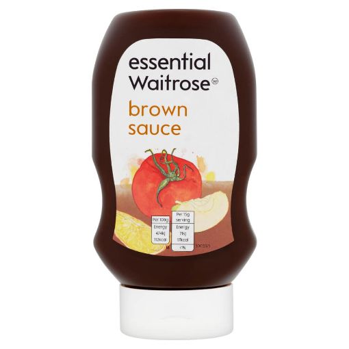 Picture of Waitrose Essential Squeezy Brown Sauce 480g