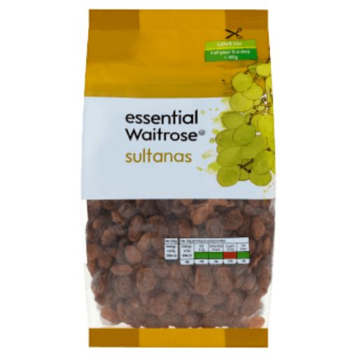 Picture of Waitrose Essential Sultanas 500g