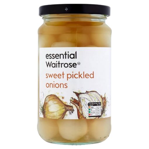 Picture of Waitrose Essential Sweet Pickled Onion 440g