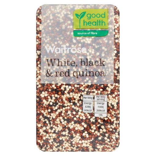 Picture of Waitrose Good Health 3 Colour Quinoa Blend 375g