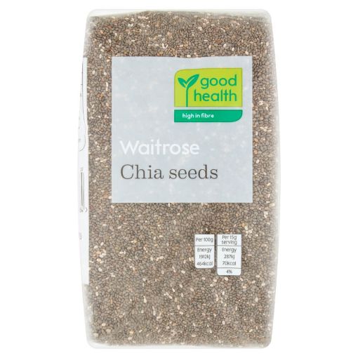 Picture of Waitrose Good Health Chia Seeds 375g