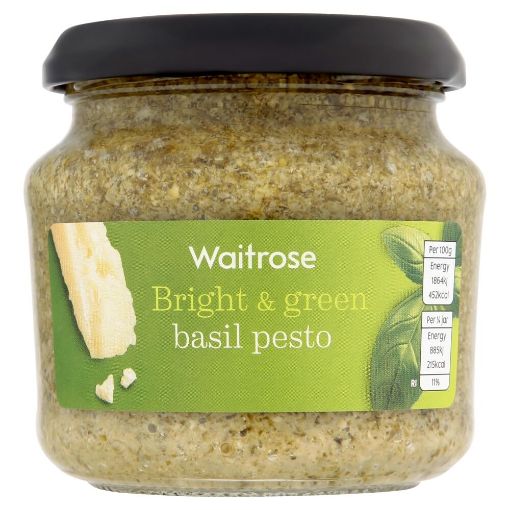 Picture of Waitrose Green Basil Pesto 190g