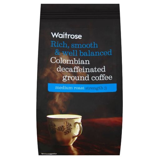 Picture of Waitrose Ground Coffee Colombian Decaf 227g