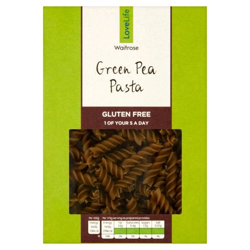 Picture of Waitrose LoveLife Green Pea Pasta 250g