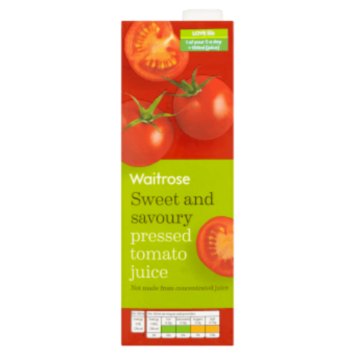 Picture of Waitrose Sweet Tomato Juice 1ltr