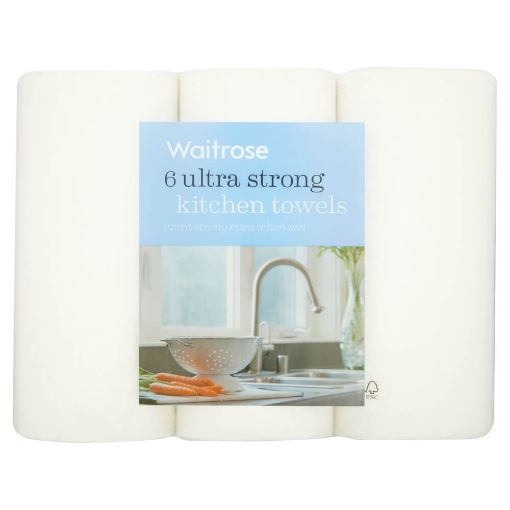 Picture of Waitrose Ultra Kitchen Towels (55sX6)