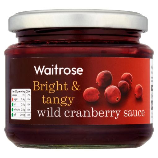 Picture of Waitrose Wild Cranberry Sauce 205g