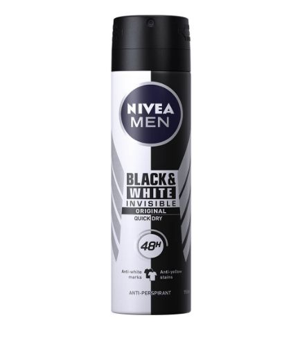 Picture of Nivea Men Deo Spray Invisible Black & White 150ml