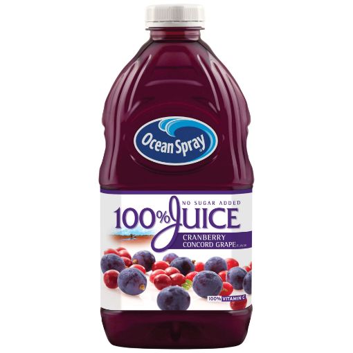 Picture of Ocean Spray No-Added-Sugar Cranberry & Concord Grape 60oz