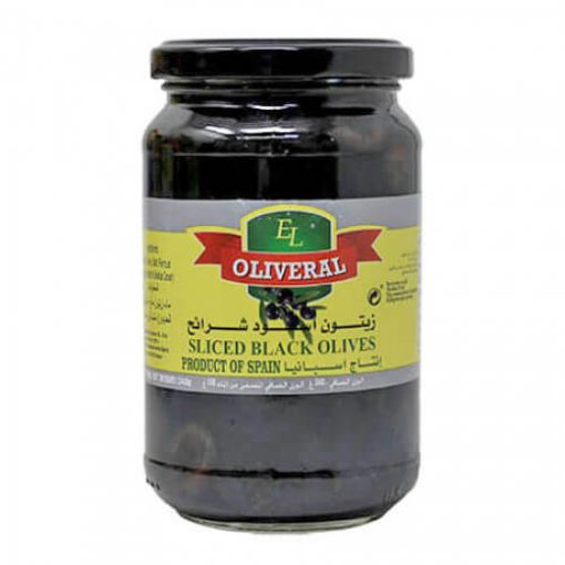 Picture of Oliveral Black Sliced Olives 340g